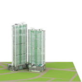High-rise Luxury City Apartment Complex