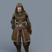 Hooded Assassin Character