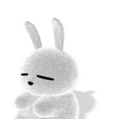 White Rabbit Mashimaro Stuffed Toy | Animals