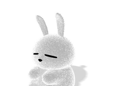 White Rabbit Mashimaro Stuffed Toy | Animals