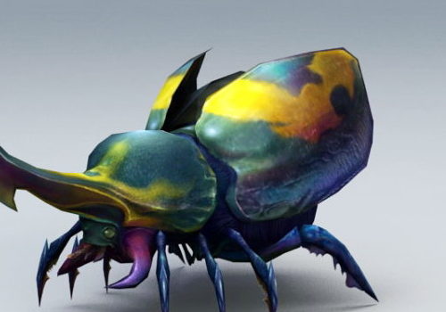 Horned Beetle Animal