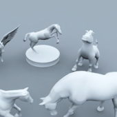 Animal Horse Statue Collection