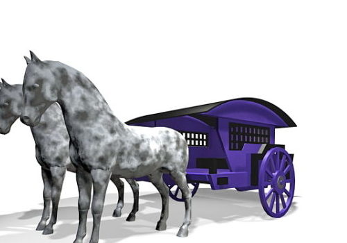 Horse Drawn Vintage Carriage