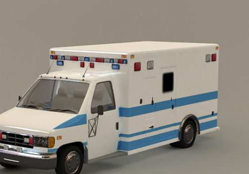 Hospital Ambulance Car