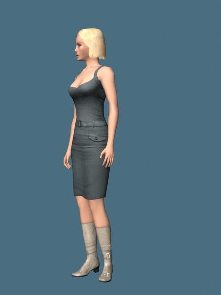 Hot Woman In Dress | Characters