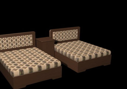 Hotel Furniture Twin Beds