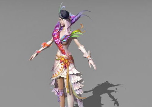 Game Character Female Sorceress