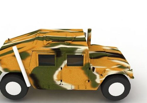 Military Camouflage Humvee