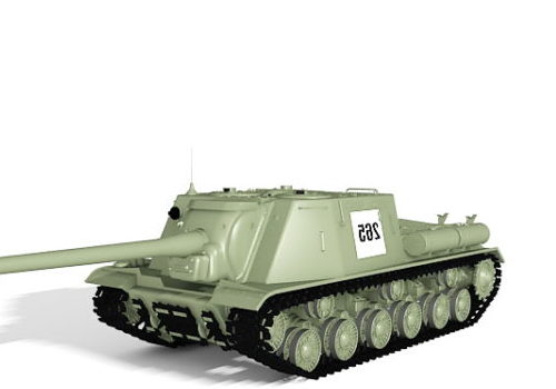 Isu-122 Russian Military Tank Destroyer