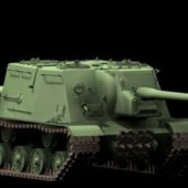 Military Isu-122 Heavy Tank