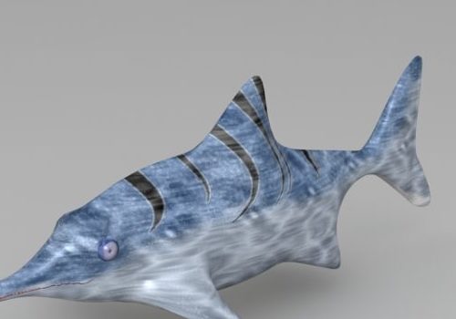 Megalodon Shark Stenopterygius