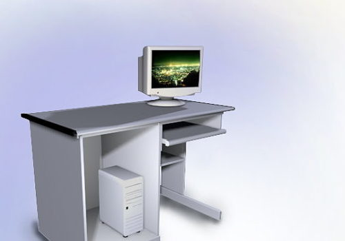 Ikea Furniture White Computer Desk