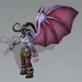 Stormrage Daemon Rigged Character