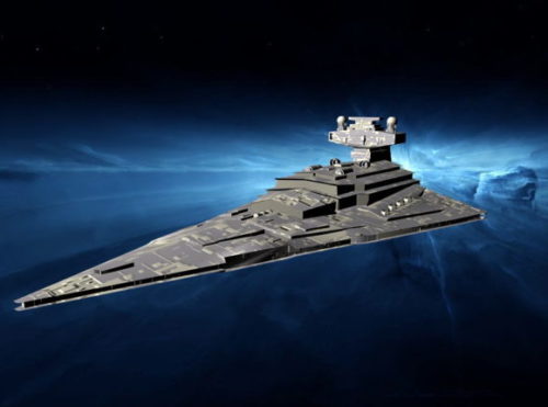 Imperial Star Destroyer Space Ship