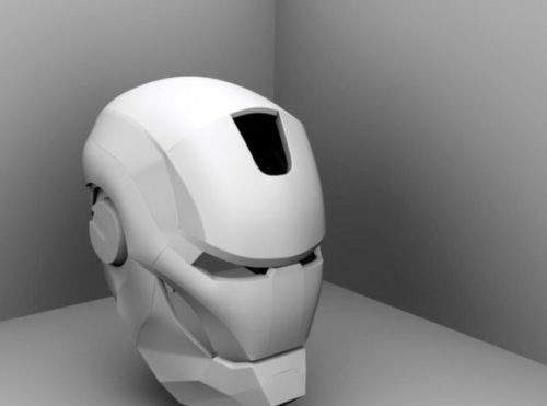 Iron Man White Helmet
