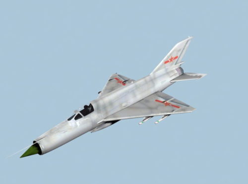 J 7 Chinese Fighter Aircraft Free 3d Model Max 123free3dmodels