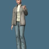 Jacket Woman Rigged | Characters