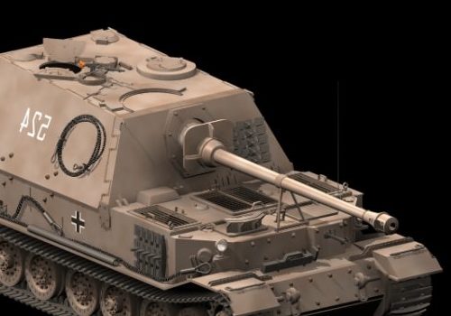 Military Jagdpanzer Tiger Tank Destroyer