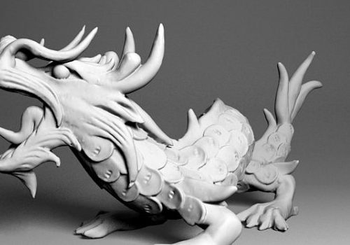 Japanese Dragon Animal Sculpture