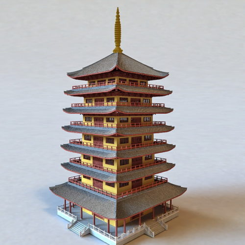Japanese Ancient Pagoda