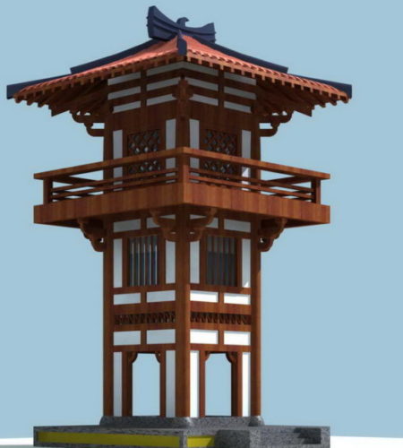 Wooden Japanese Pagoda