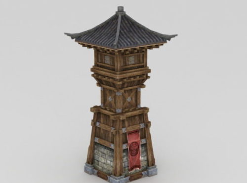 Japanese Garden Watchtower