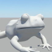 Lowpoly Jumping Frog