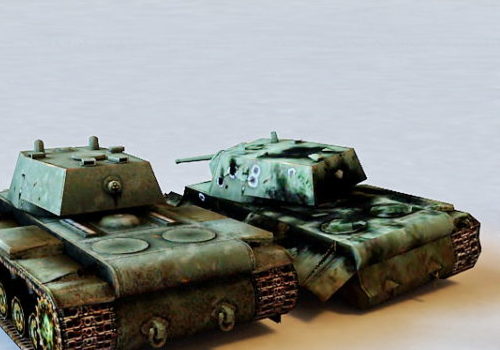 Soviet Kv1 Tank Destroyed