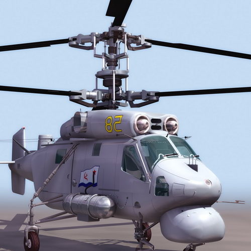 Russian Ka-25 Kamov Helicopter