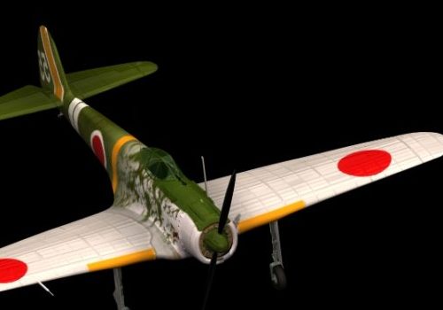 Aircraft Ki-43 Oscar Fighter