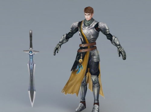 Character Knight With Sword