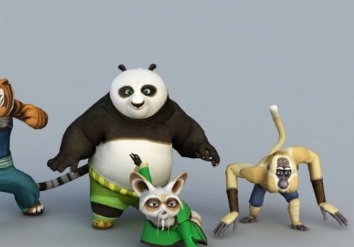 Kung Fu Panda Bear Characters
