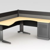 L-shaped Office Workstation Furniture