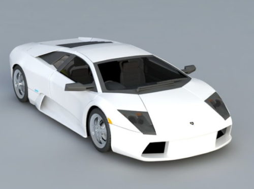 White Lamborghini Murcielago Car V1