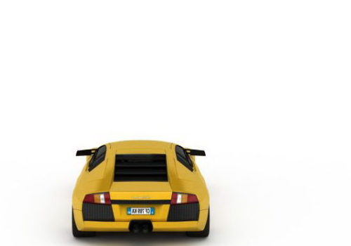 Yellow Lamborghini Murcielago Roadster