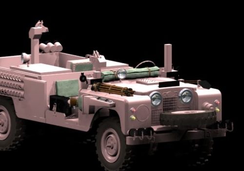 Military Land Rover Pink Panther