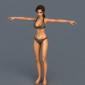 Lara Croft Character Bikini