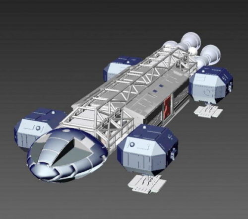 Sci-fi Ship Station Spaceship