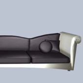 Leather Furniture Sofa Chaise Lounge