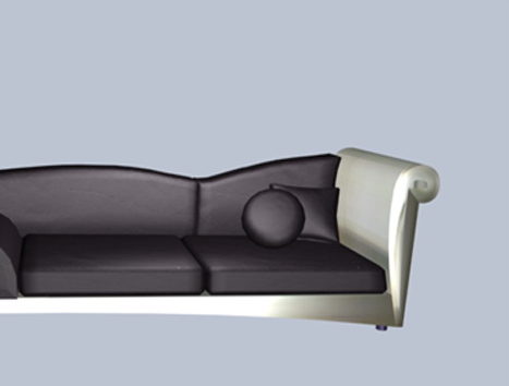 Leather Furniture Sofa Chaise Lounge