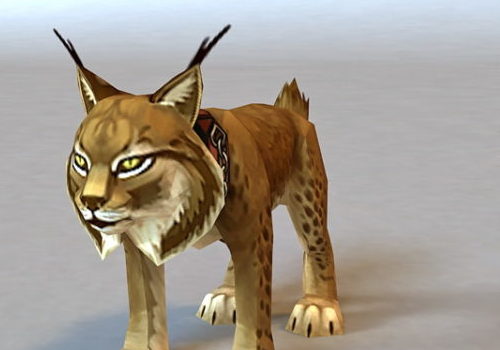 Leopard Cat Rigged | Animals