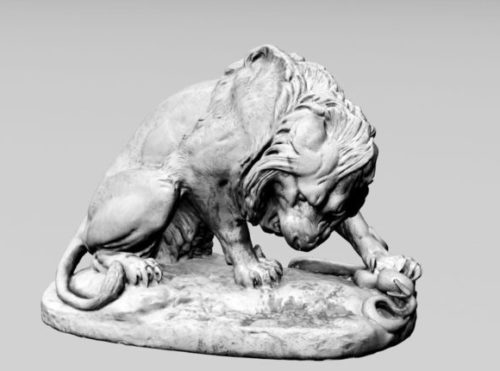 Animal Lion Sculpture