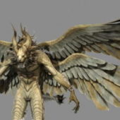 Lion With Wings Game Character