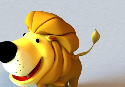 Little Cartoon Lion Rigged | Animals