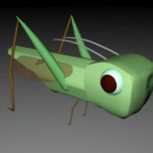 Cartoon Locust Grasshopper Rig