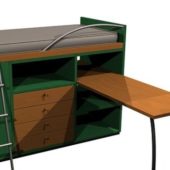 Loft Bed Desk Furniture