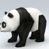 Lowpoly Panda Character