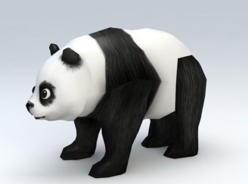 Lowpoly Panda Character