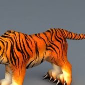 Lowpoly Bengal Tiger