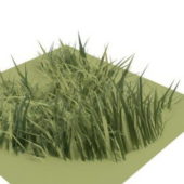 Low Poly Grass Plant